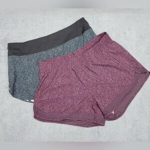 Athleta women's athletic running shorts bundle